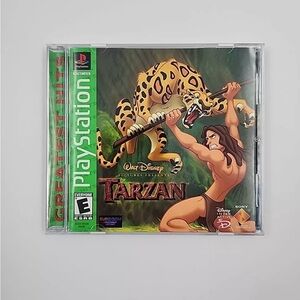 Tarzan PS1 PlayStation 1 Complete CIB Greatest Hits Excellent Condition
